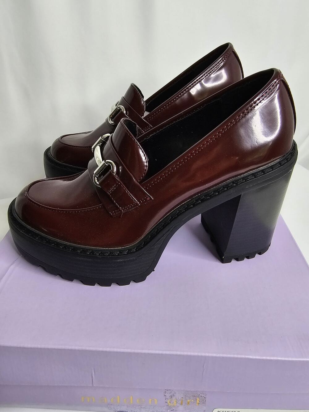 Madden Girl 7 Oxblood Platform MTV 90s Y2K Britany Aesthetic